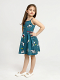 *Сарафан "Кокетка" Петроль арт. дк169пль